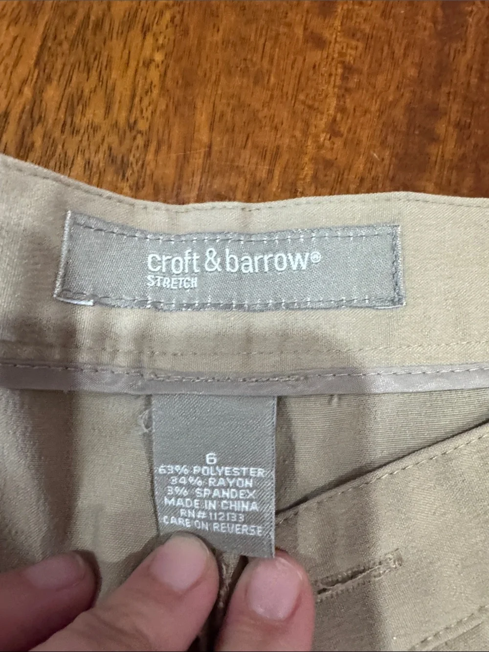 croft & barrow beige comfortable designed