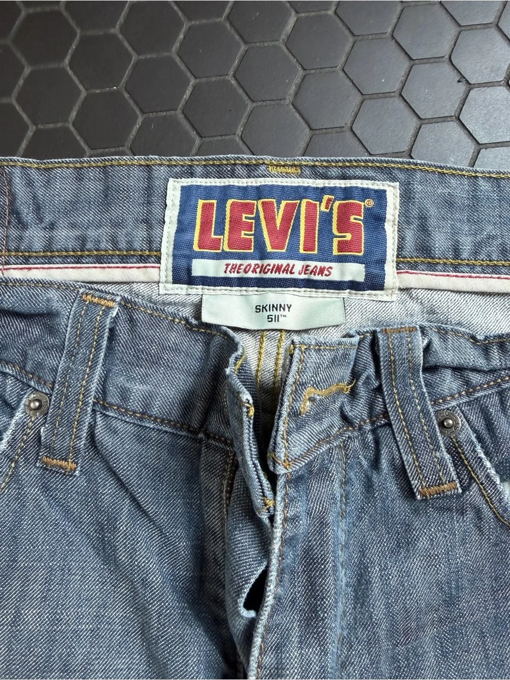 Levi's Men's Skinny Jeans - Medium Blue Denim