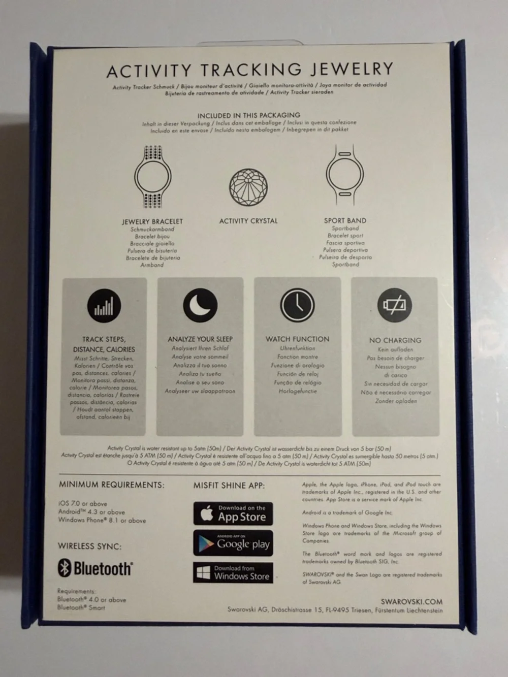 Swarovski activity tracking