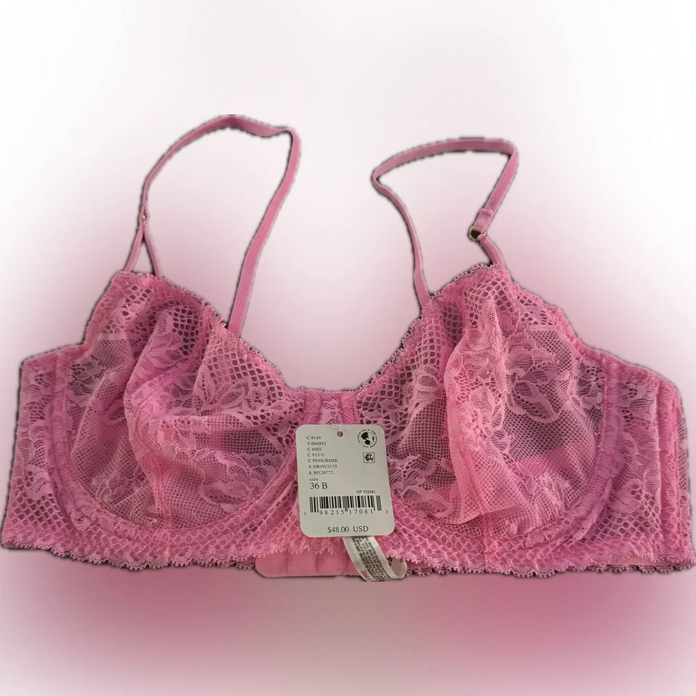 Free People Care FP Reya Lace Underwire Bra