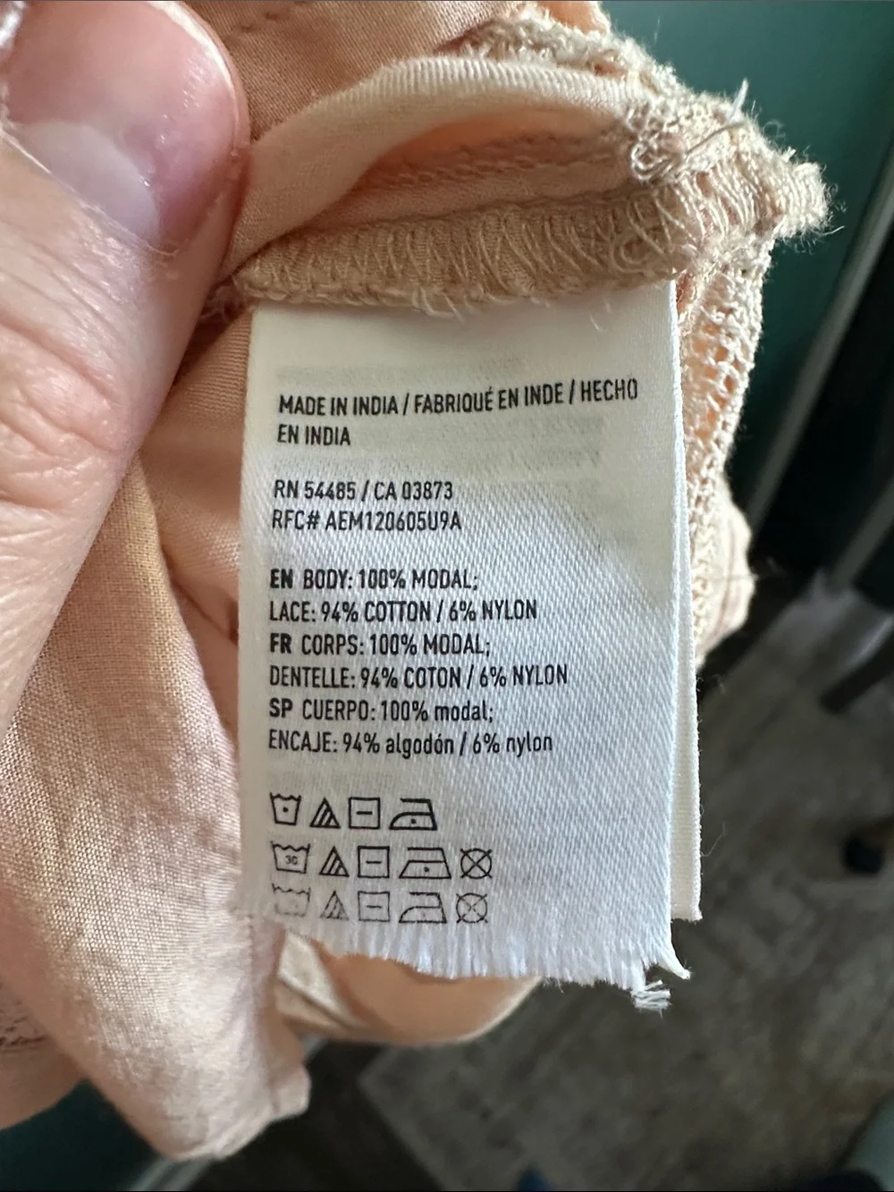 American Eagle Outfitters light peach