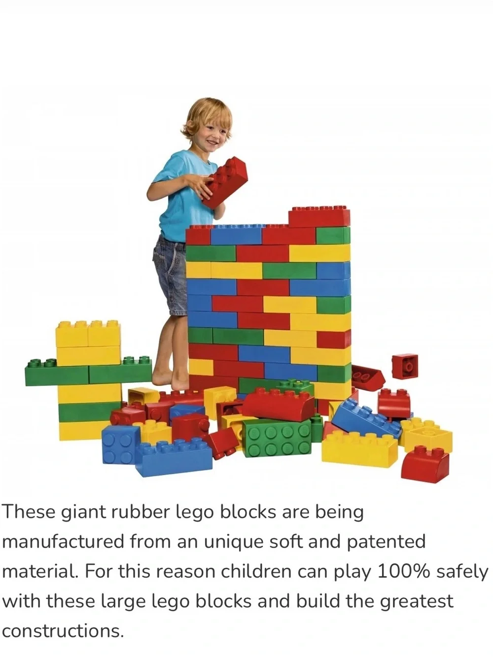 Lego bricks stacked