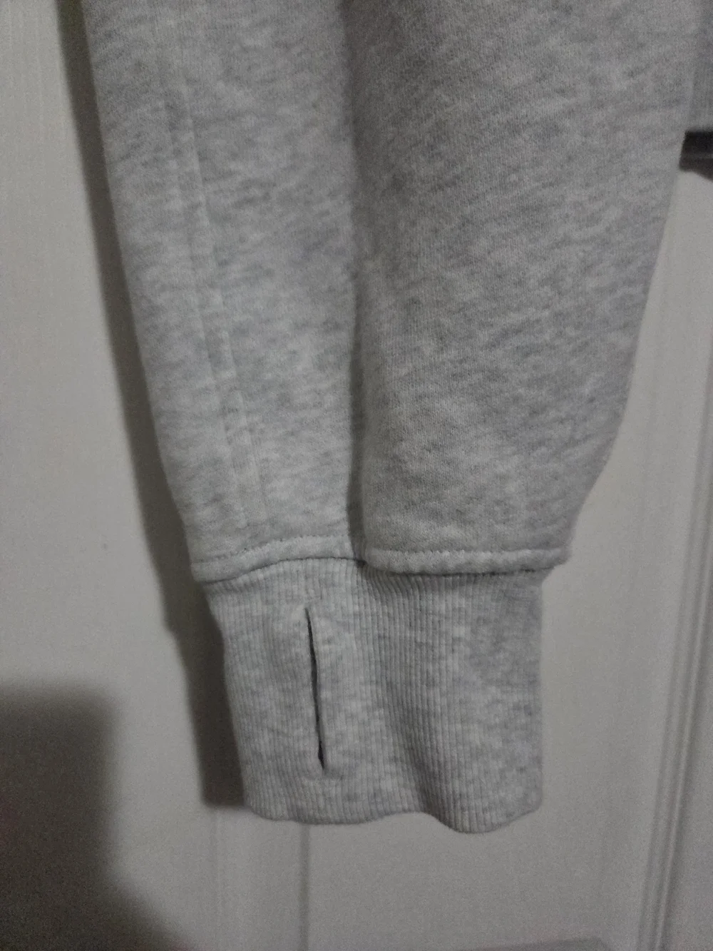 lululemon athletica Light Heather Gray Half-Zip Hoodie M/l