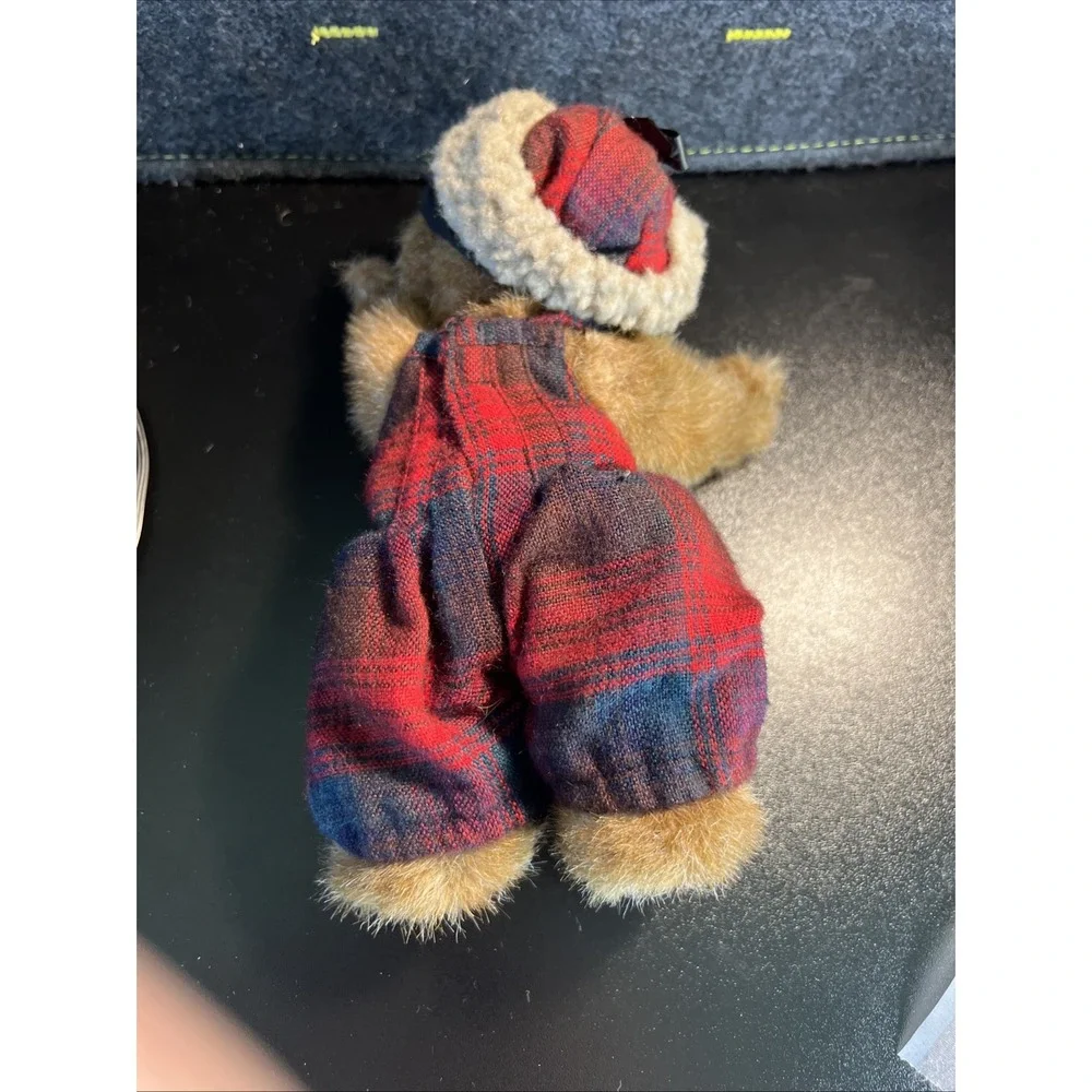 Boyds Bears Edmund T Bear Style 9175 Plush Jointed‎ Bear Plaid B84