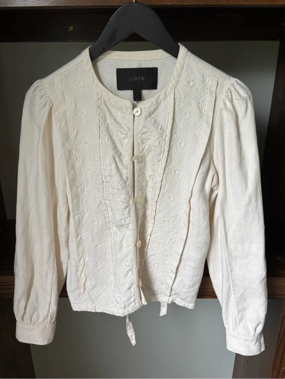 J. Crew shoulders adjustable