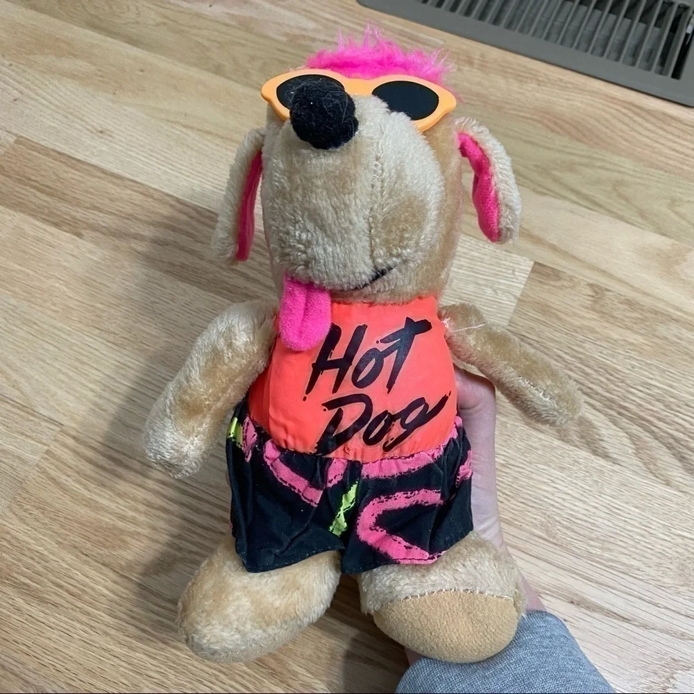 Vintage dog plush