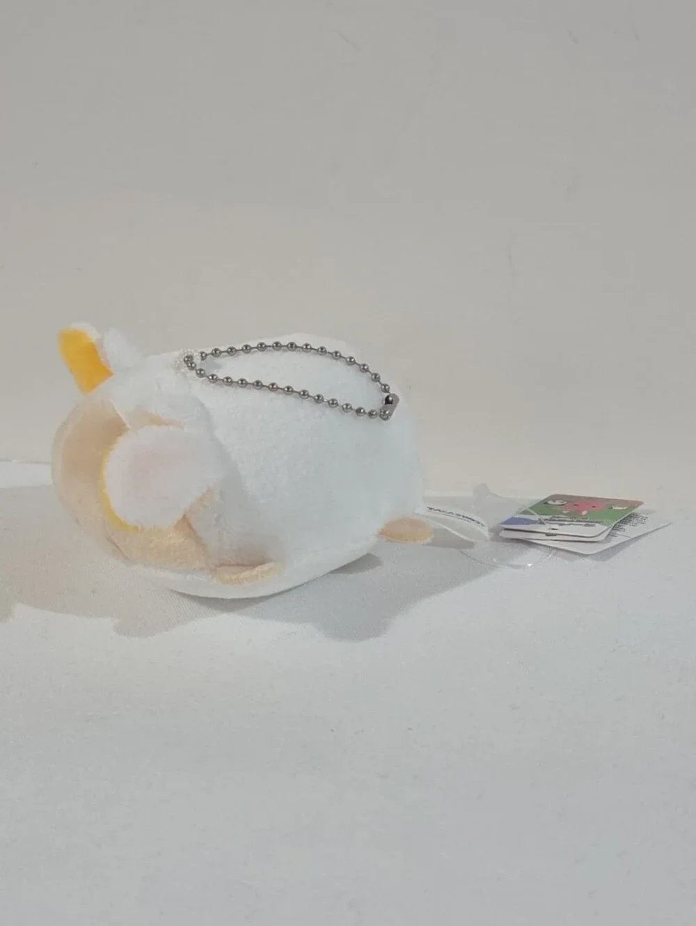 mini lamb plushie keychain