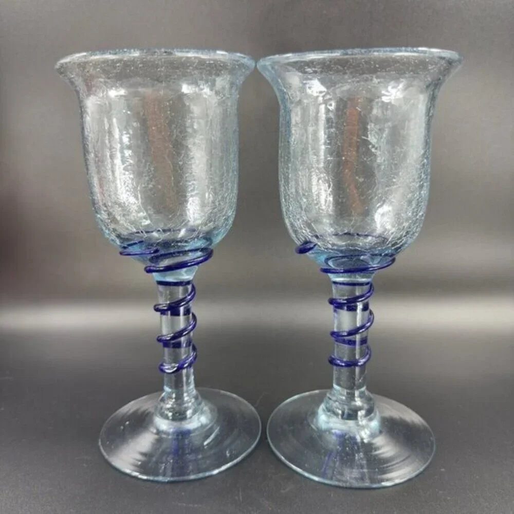 Glass Goblets hand blown