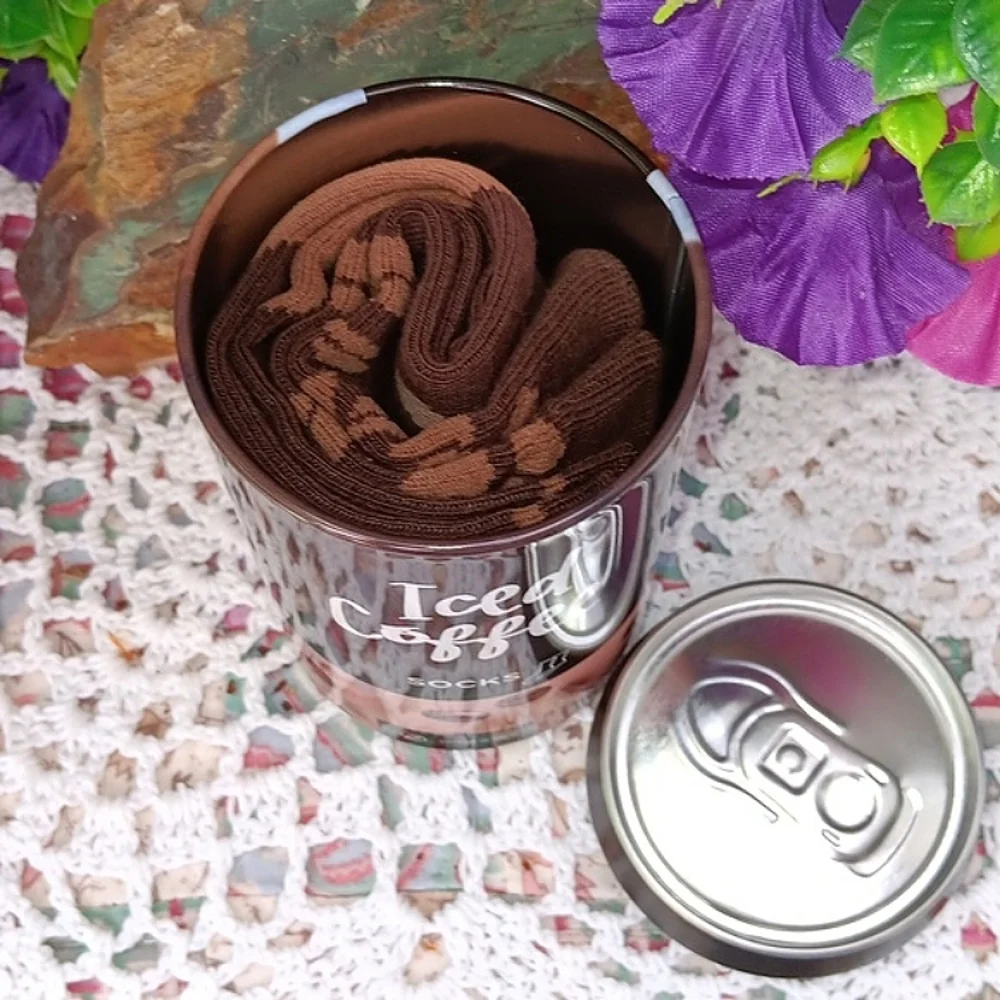 🆕️LAST 1🎉ICED COFFEE NOVELTY COLORFUL UNIQUE SOCKS/ 1 SET IN COFFEE 