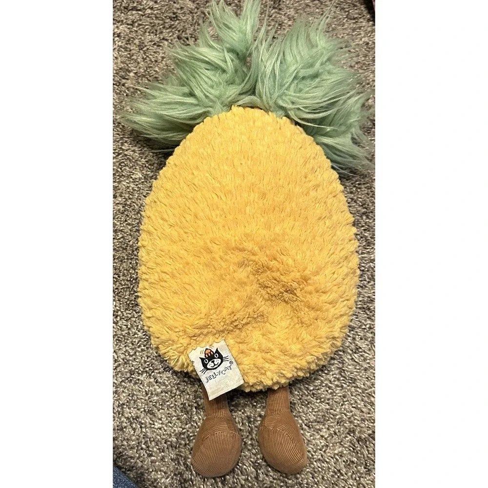 HTF - Jellycat Amuseables Pineapple Medium Plush Stuffed Animal - 11