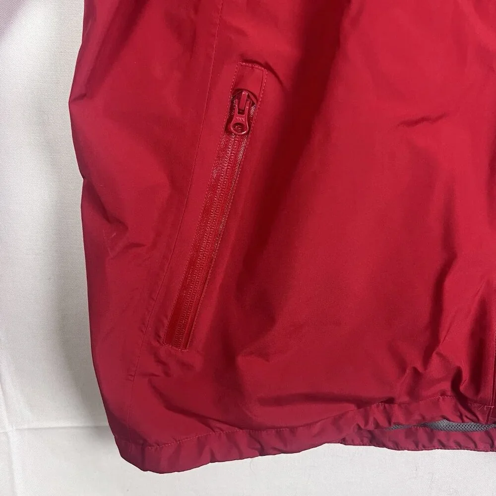 Wisconsin Badgers NCAA Adidas Men's XL Gore-Tex Performance Red Zip‎ Rain Jacket