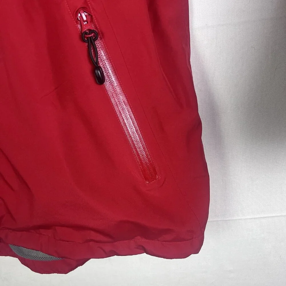 Wisconsin Badgers NCAA Adidas Men's XL Gore-Tex Performance Red Zip‎ Rain Jacket