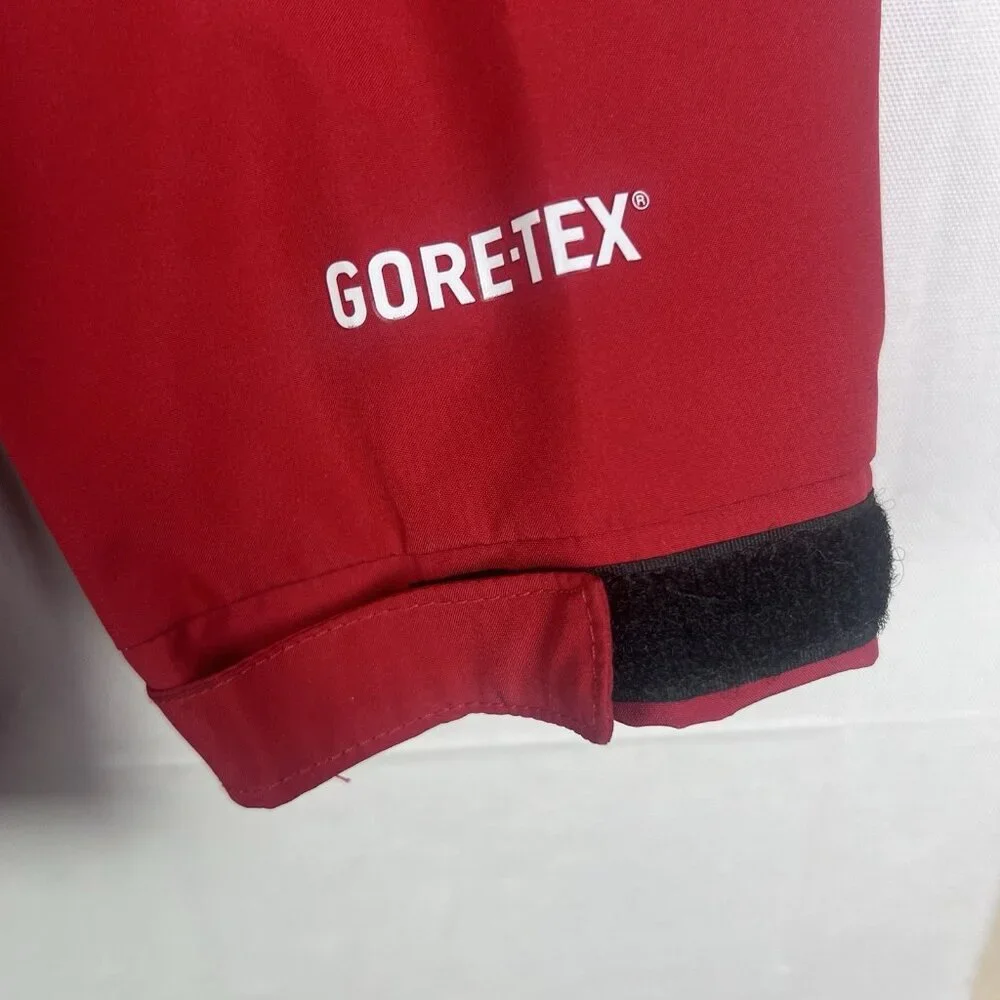 Wisconsin Badgers NCAA Adidas Men's XL Gore-Tex Performance Red Zip‎ Rain Jacket