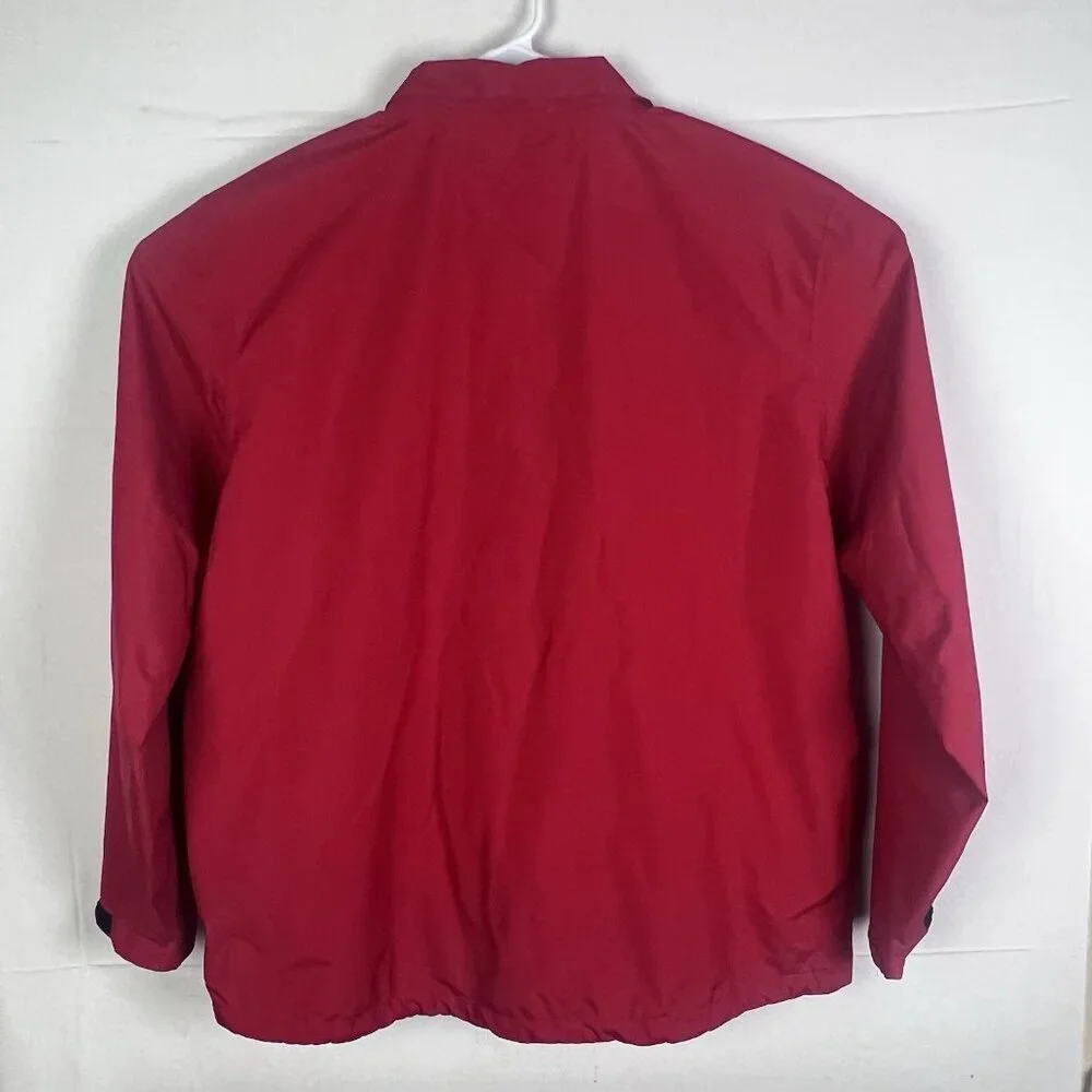 Wisconsin Badgers NCAA Adidas Men's XL Gore-Tex Performance Red Zip‎ Rain Jacket
