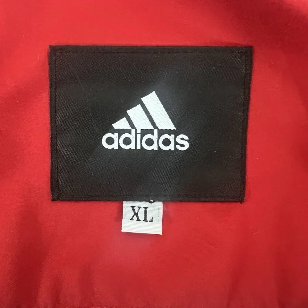 Wisconsin Badgers NCAA Adidas Men's XL Gore-Tex Performance Red Zip‎ Rain Jacket