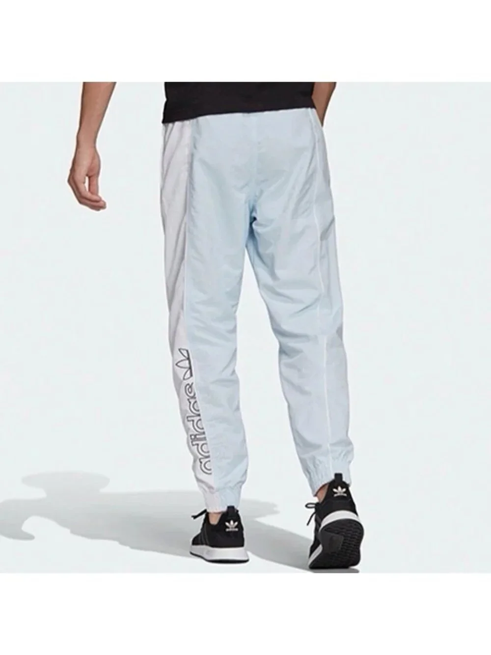 Adidas Men's Original R.Y.V. Track Pants. Sky Tint, Large
