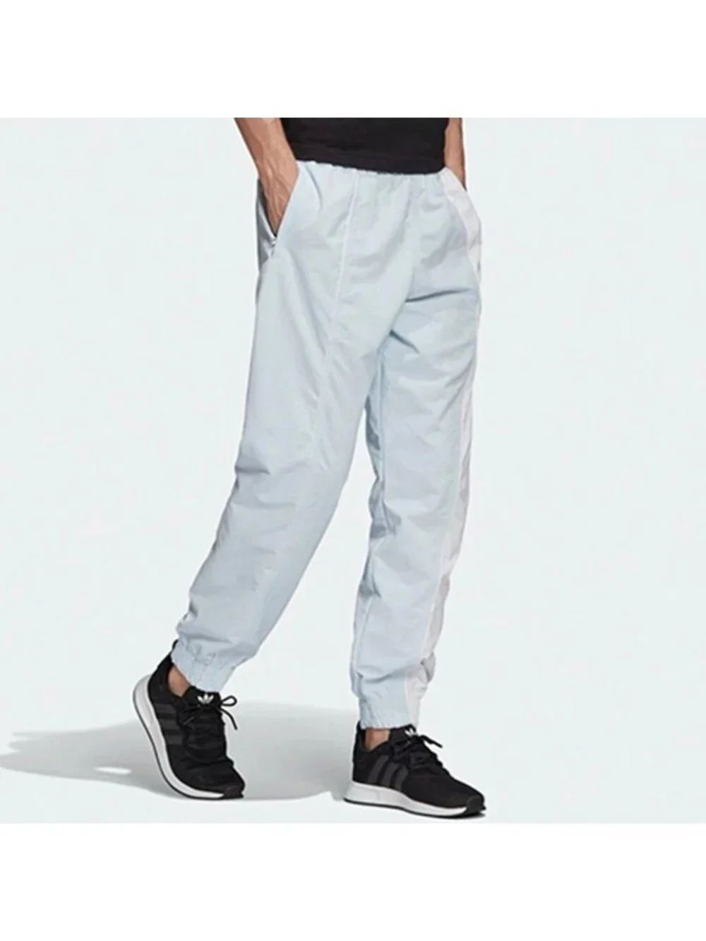 Adidas Men's Original R.Y.V. Track Pants. Sky Tint, Large