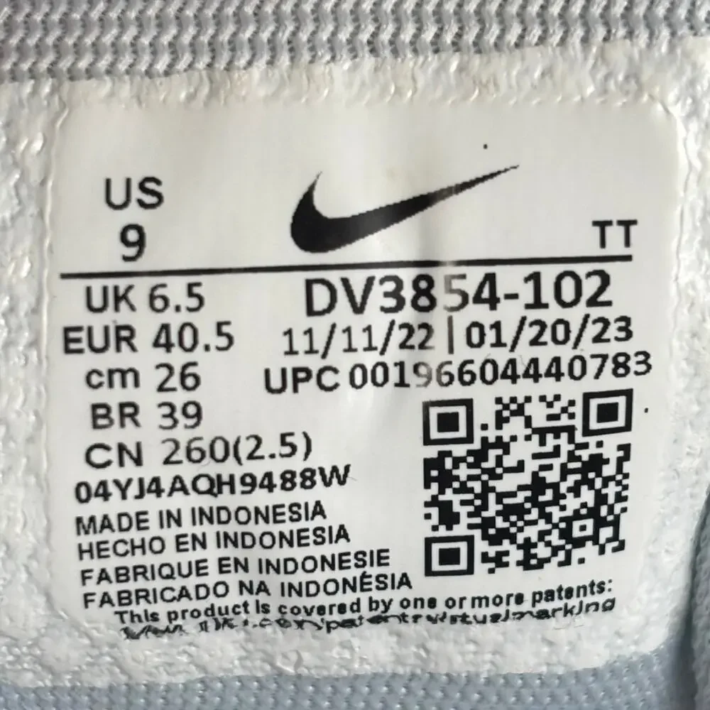 🔴 Nike Air Zoom Pegasus 40 Women`s Size 9 Grey Yellow Running Shoes DV3854-102
