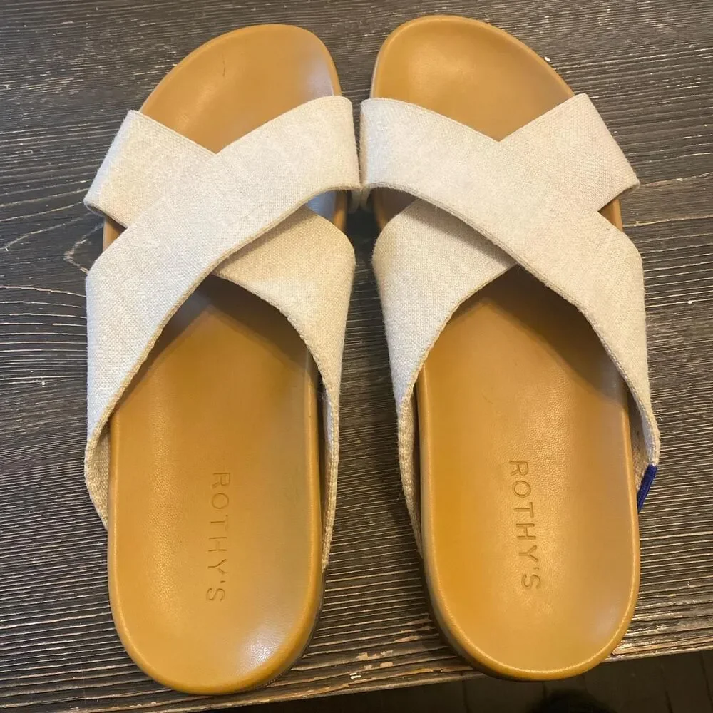 Rothys cream tan