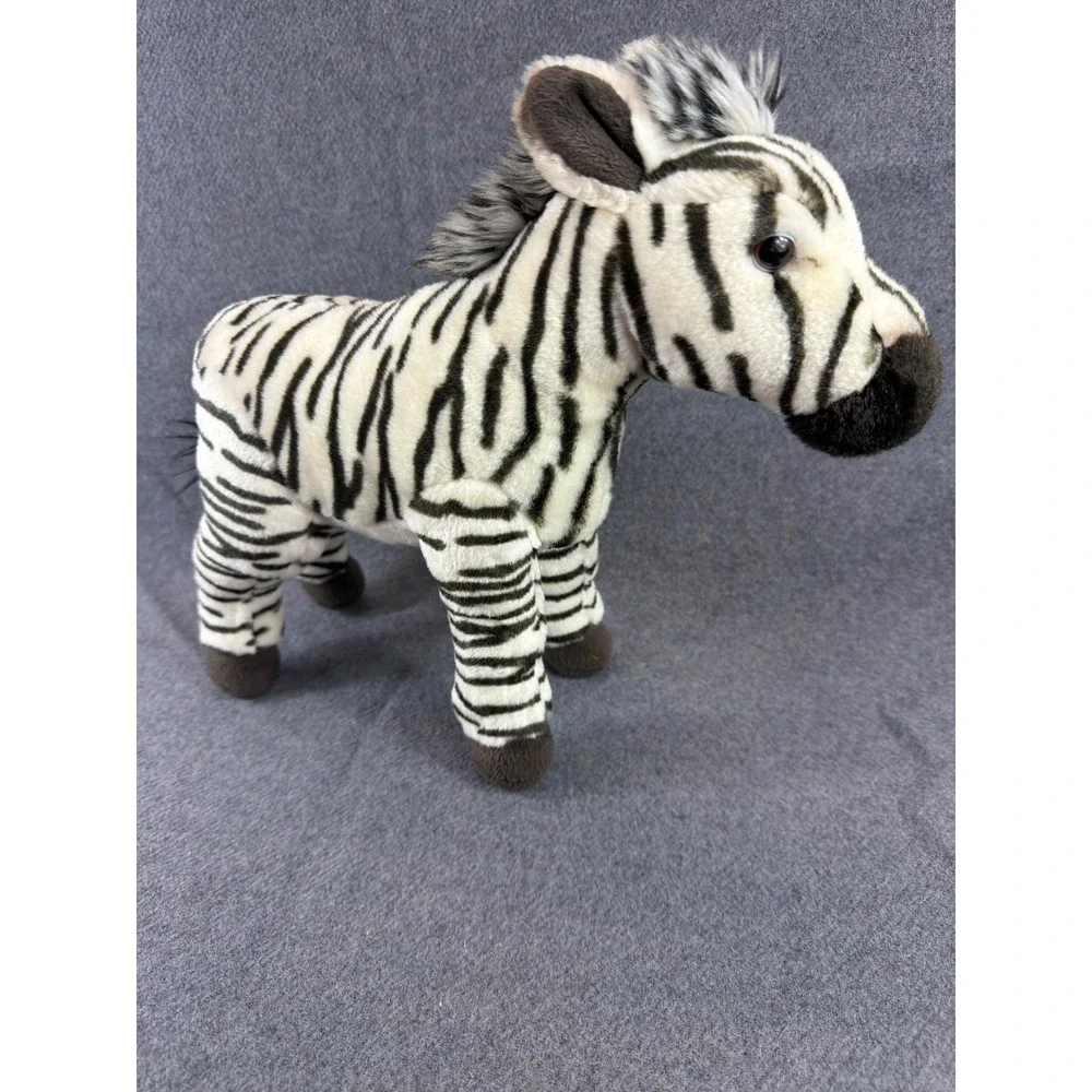 Ganz Webkinz Signature Zebra Unisex Medium‎ White Black WKSE3001 Endangered Cape