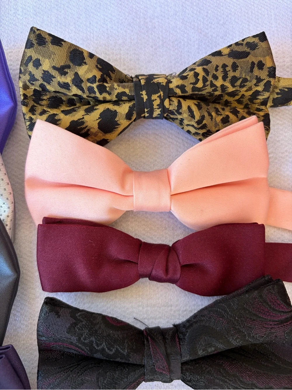 Bundle of 10 assorted pre made bow ties combo 17