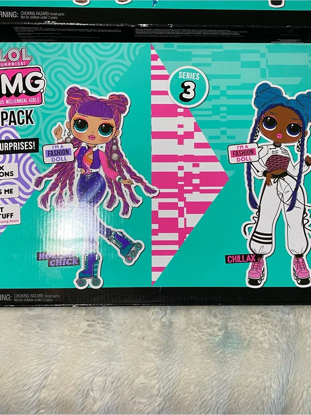 L.O.L. Surprise! Teal and Pink Series 3 Bo$$ Class Prez Chillax Roller