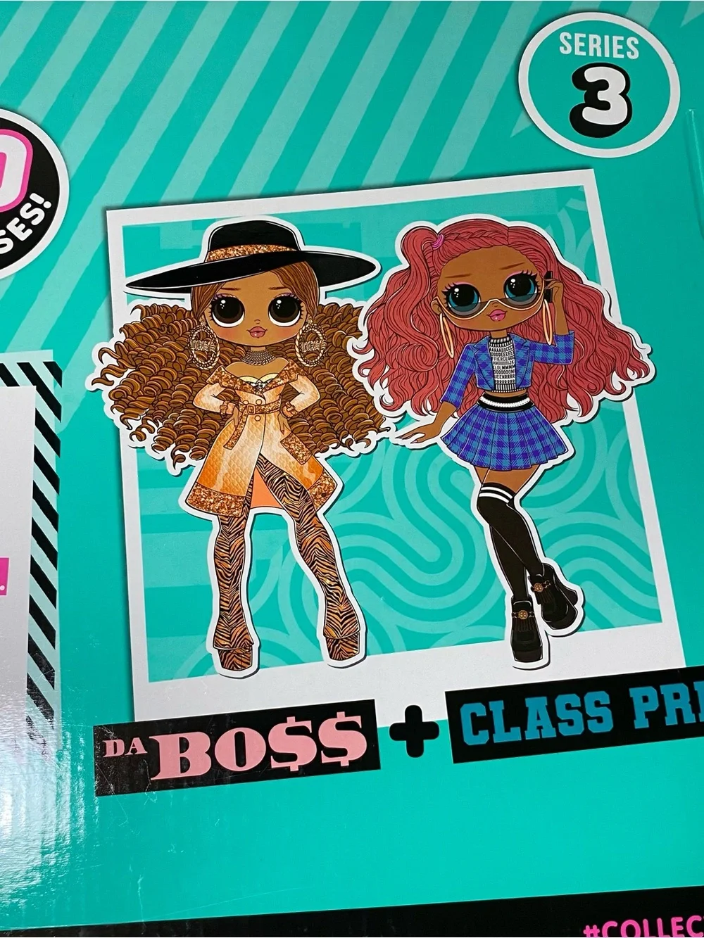 L.O.L. Surprise! Teal and Pink Series 3 Bo$$ Class Prez Chillax Roller