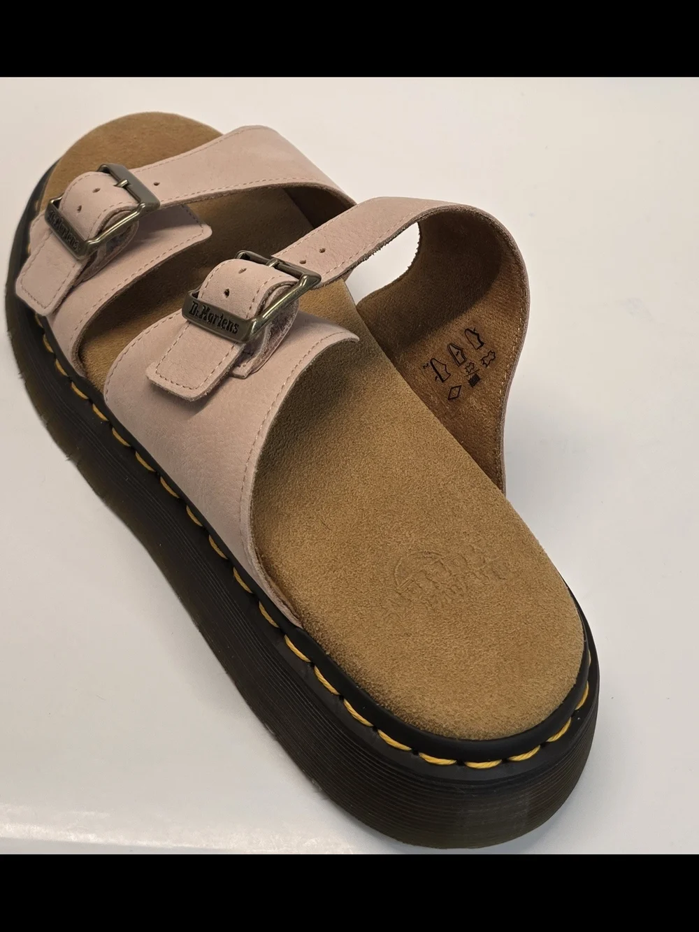 New Dr. Martens Josef Slide Sandal Pink  Double buckle  Men's Size 13