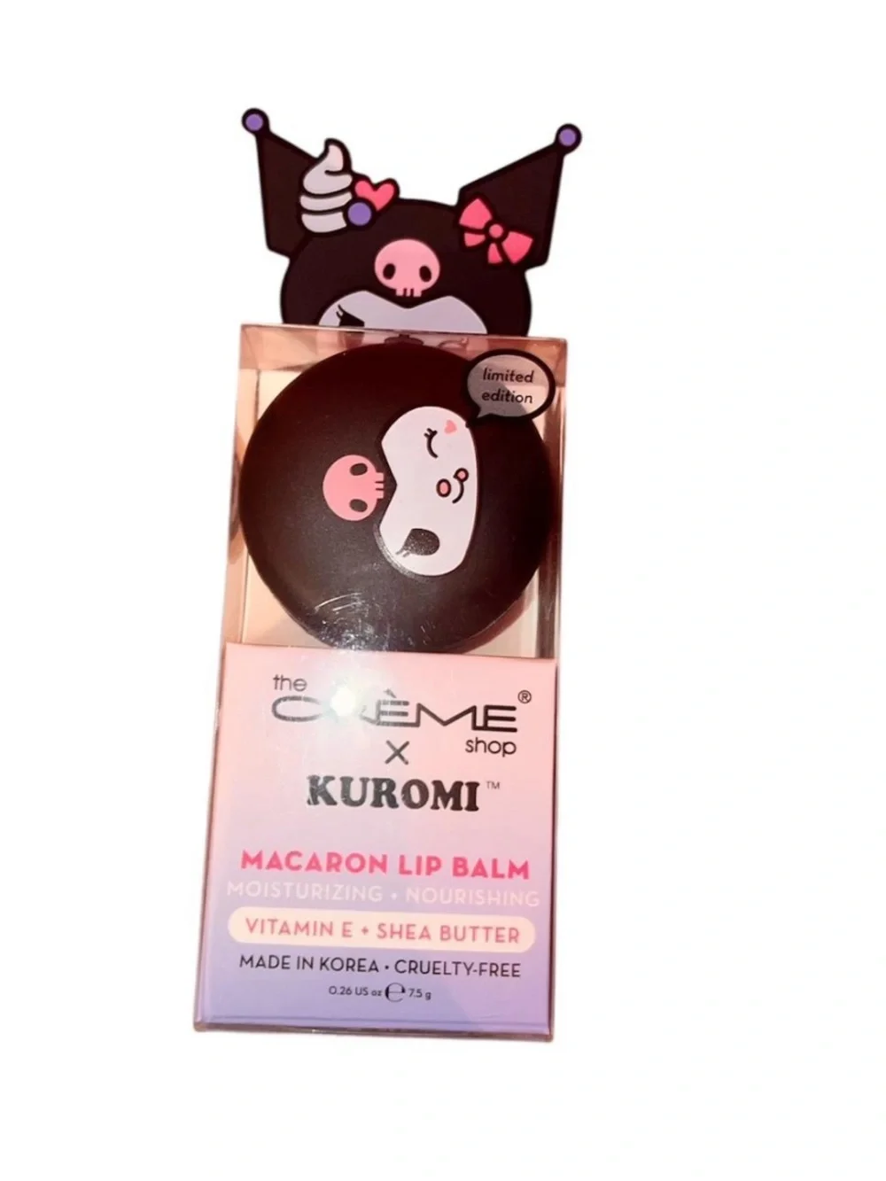 The Crème Shop Kuromi Macaron Lip Balm
