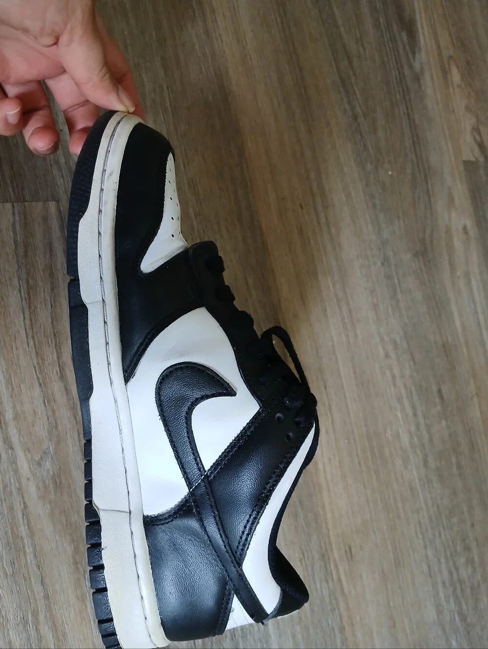 Nike Dunk Low Black White Panda CW1590-100 Youth Size 7Y