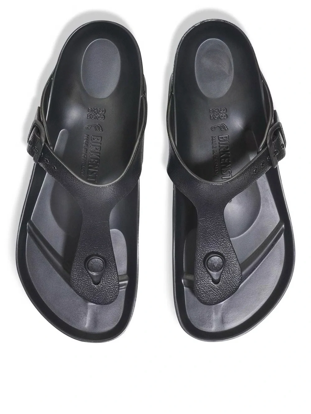 Birkenstock Gizeh Essentials Black EVA Thong Sandals for Men Size 11