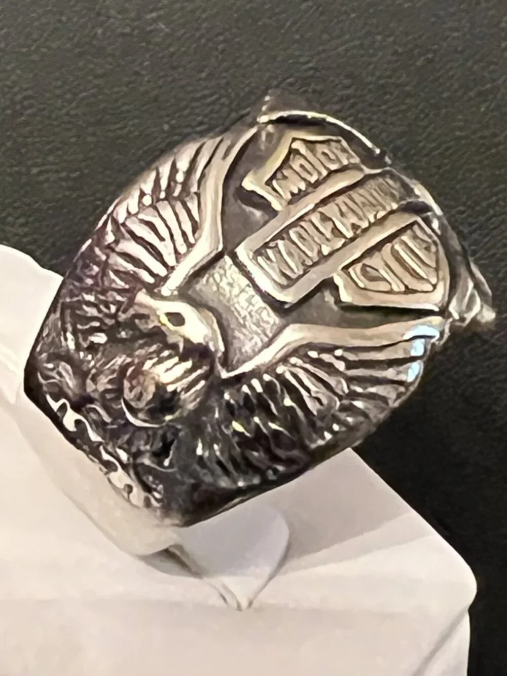 Harley-Davidson Eagle Shield Ring Size 11 (282)