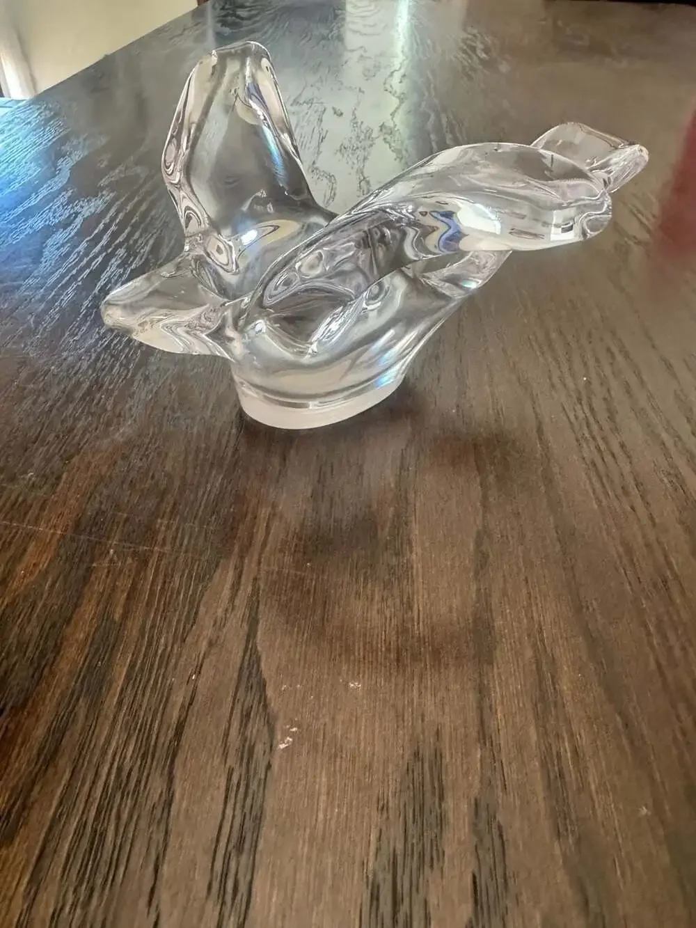 Chairish clear blown