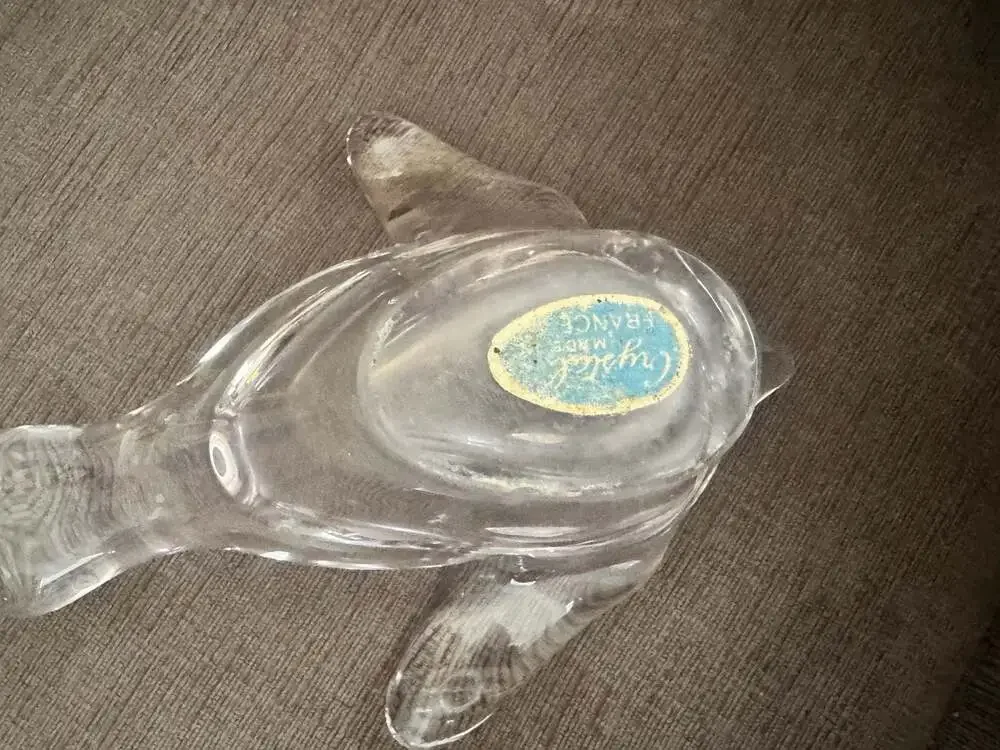 Chairish clear blown