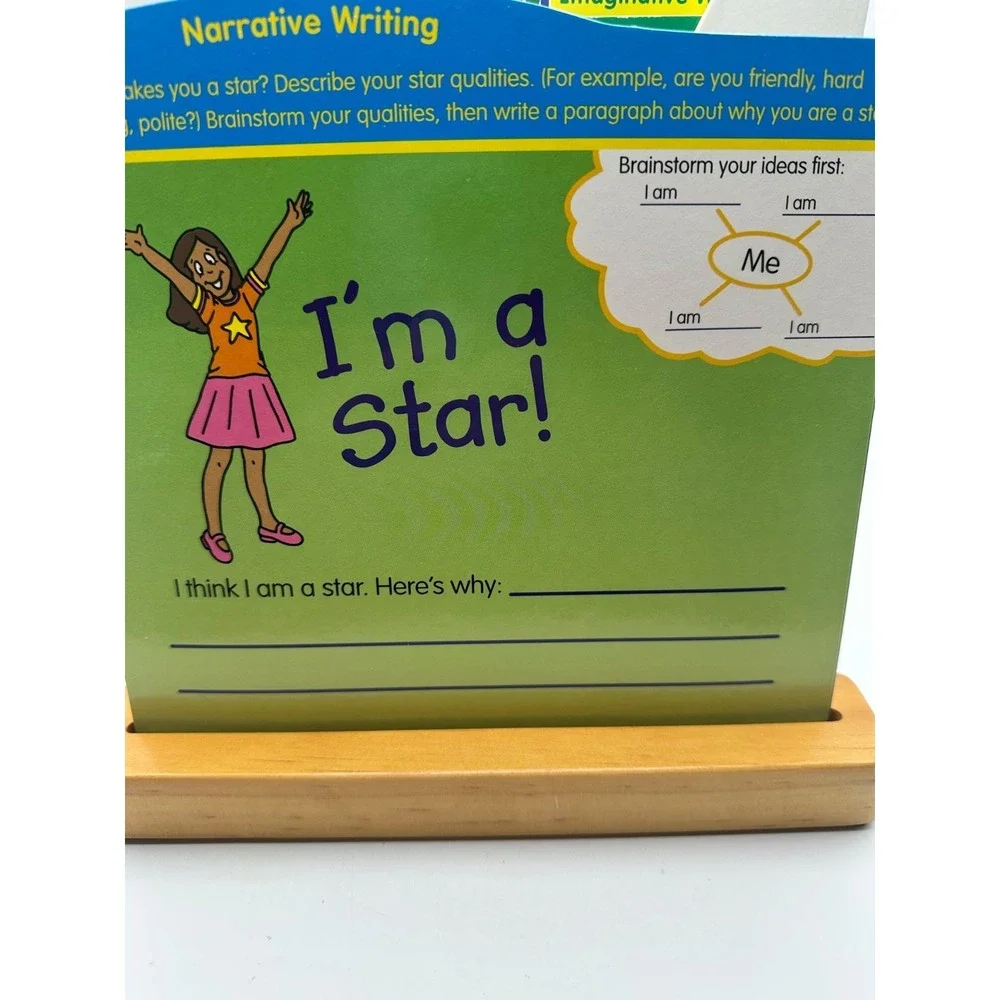 Lakeshore Ready to Write Prompt Box COMPLETE 100 Prompts AA469 Ages 6+
