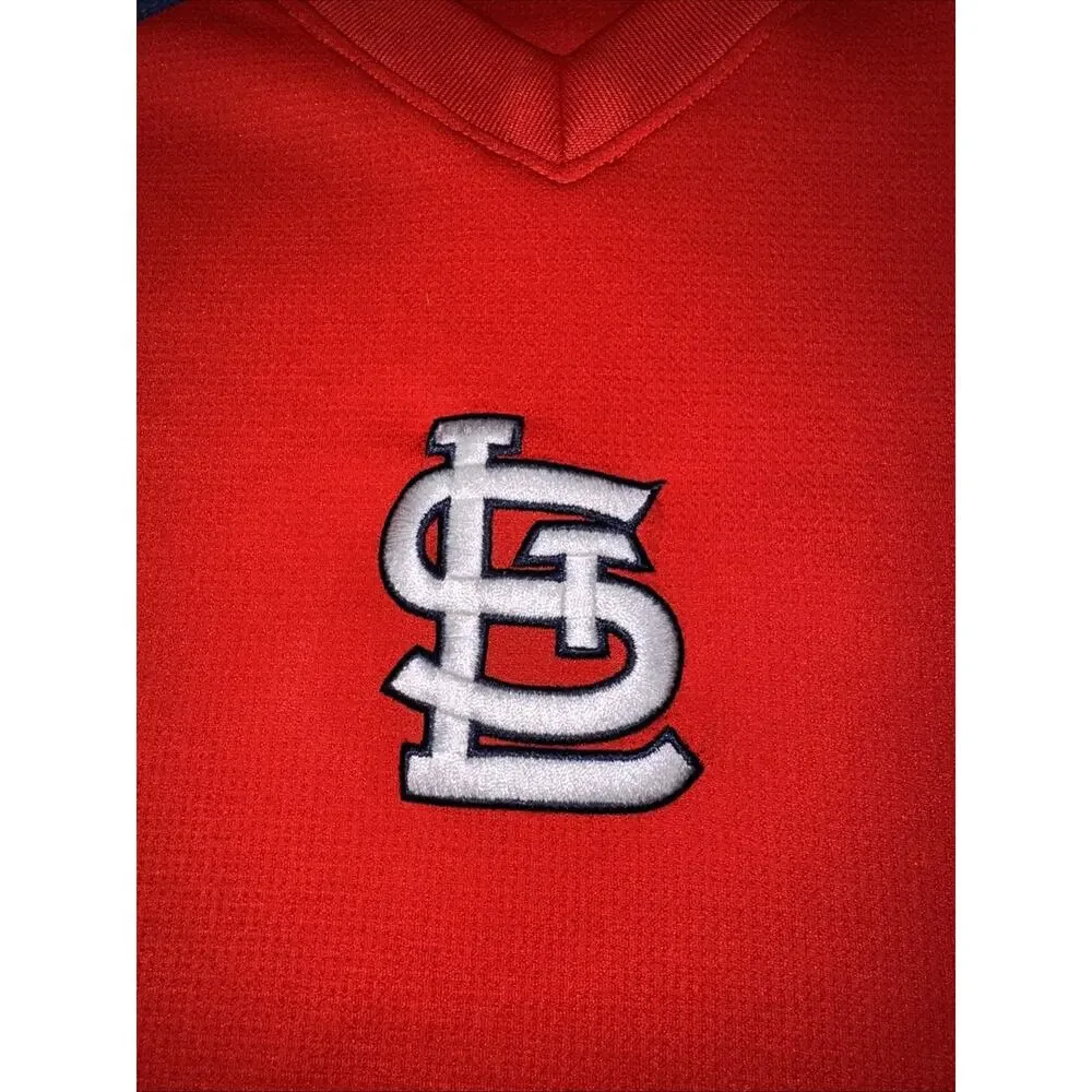 MLB Genuine Merchandise St Louis Cardinals Pullover Size XL Short Sleeve