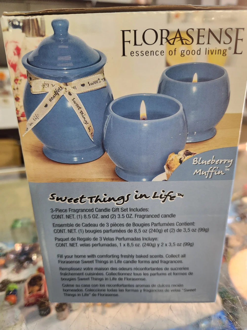 Florasense blue ceramic