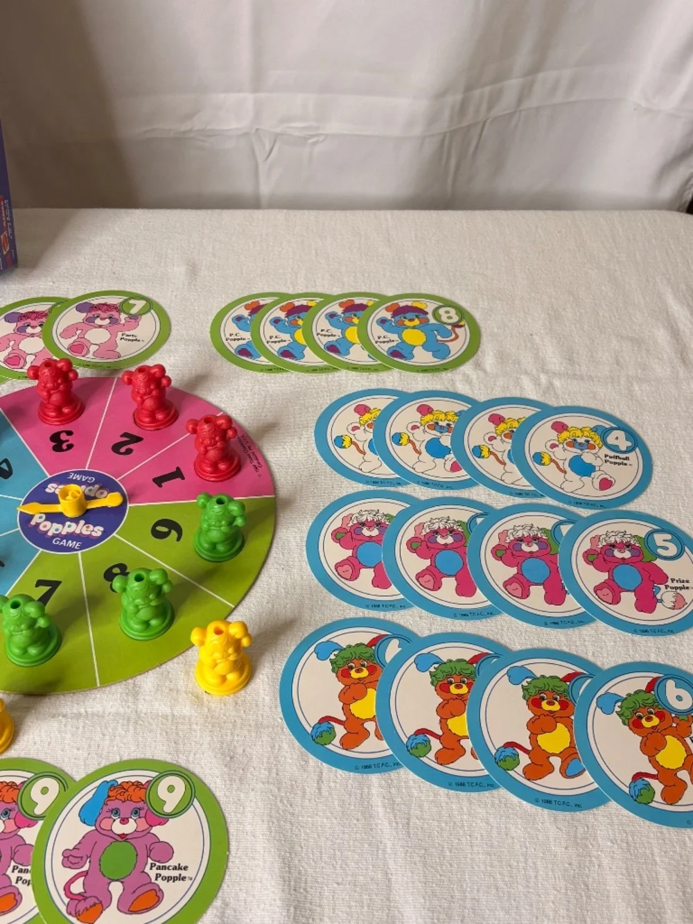 Vintage Popples Pop Your Popples Mattel Game 1986 #1583 Game Complete