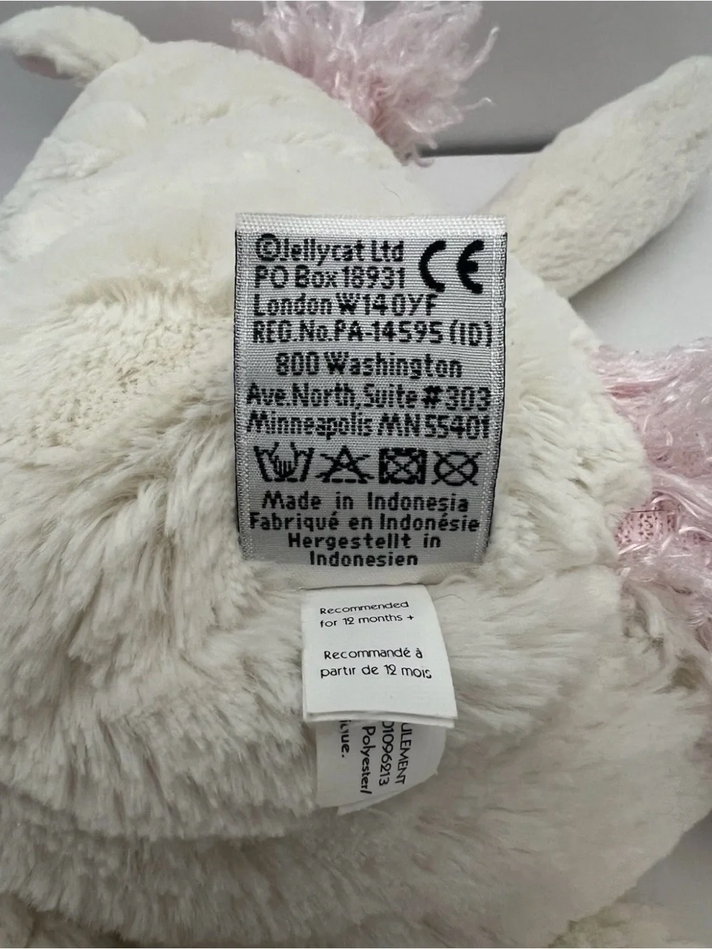 Jellycat London Medium Bashful Unicorn Plush 16
