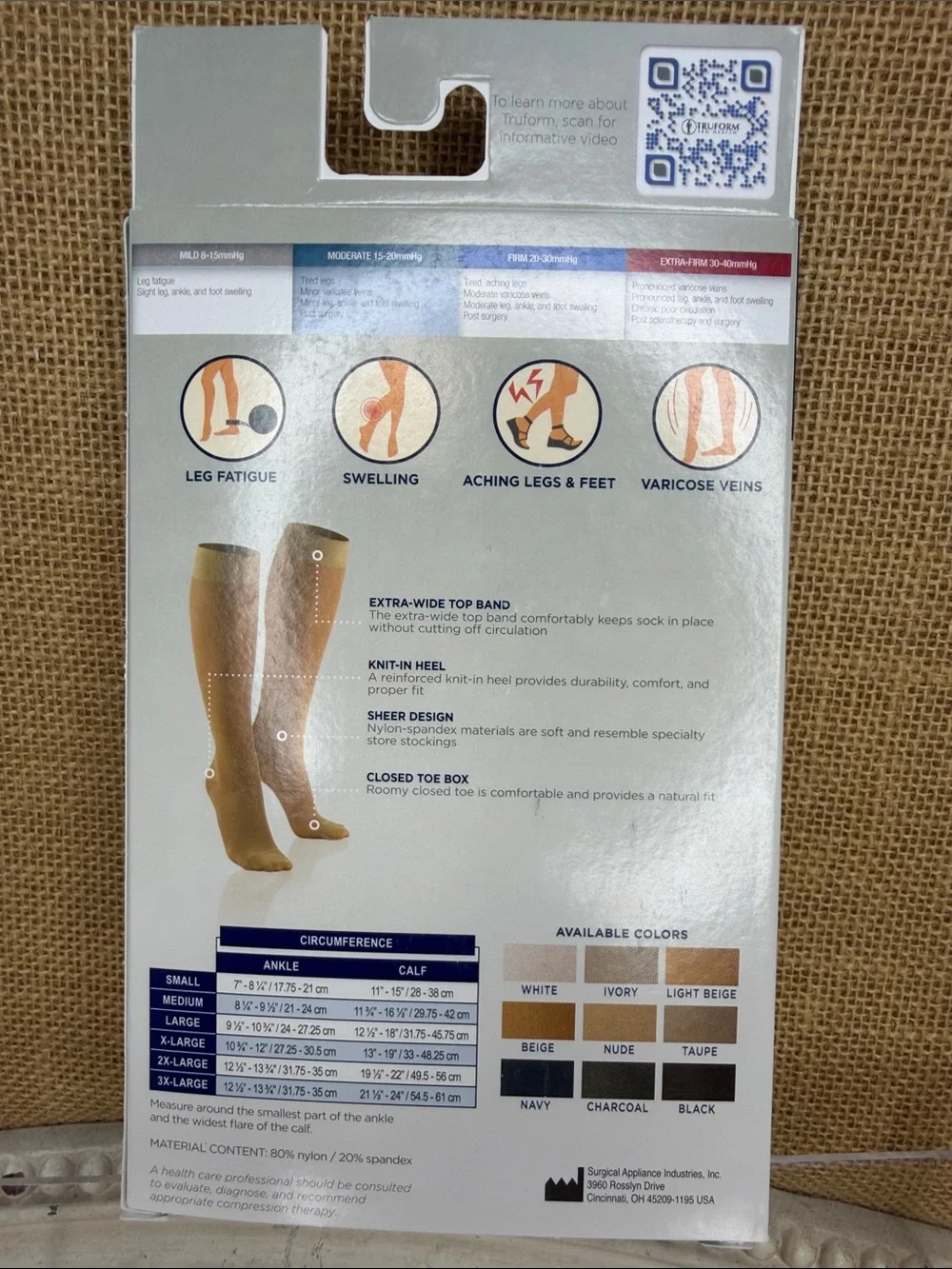 Truform Lites Ladies Sheer Knee Highs – Beige
