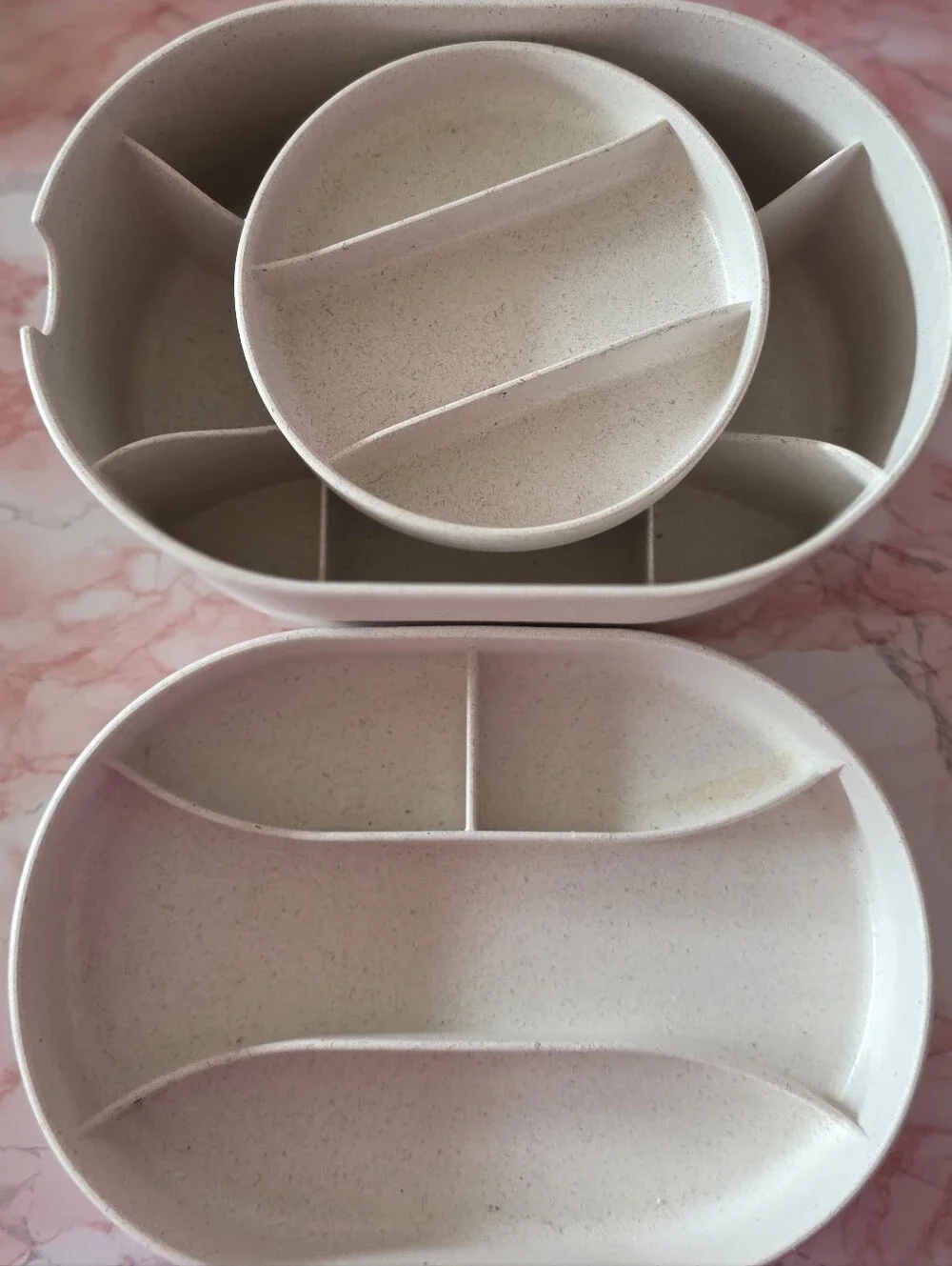 IKEA Saxborga storage container with mirror lid