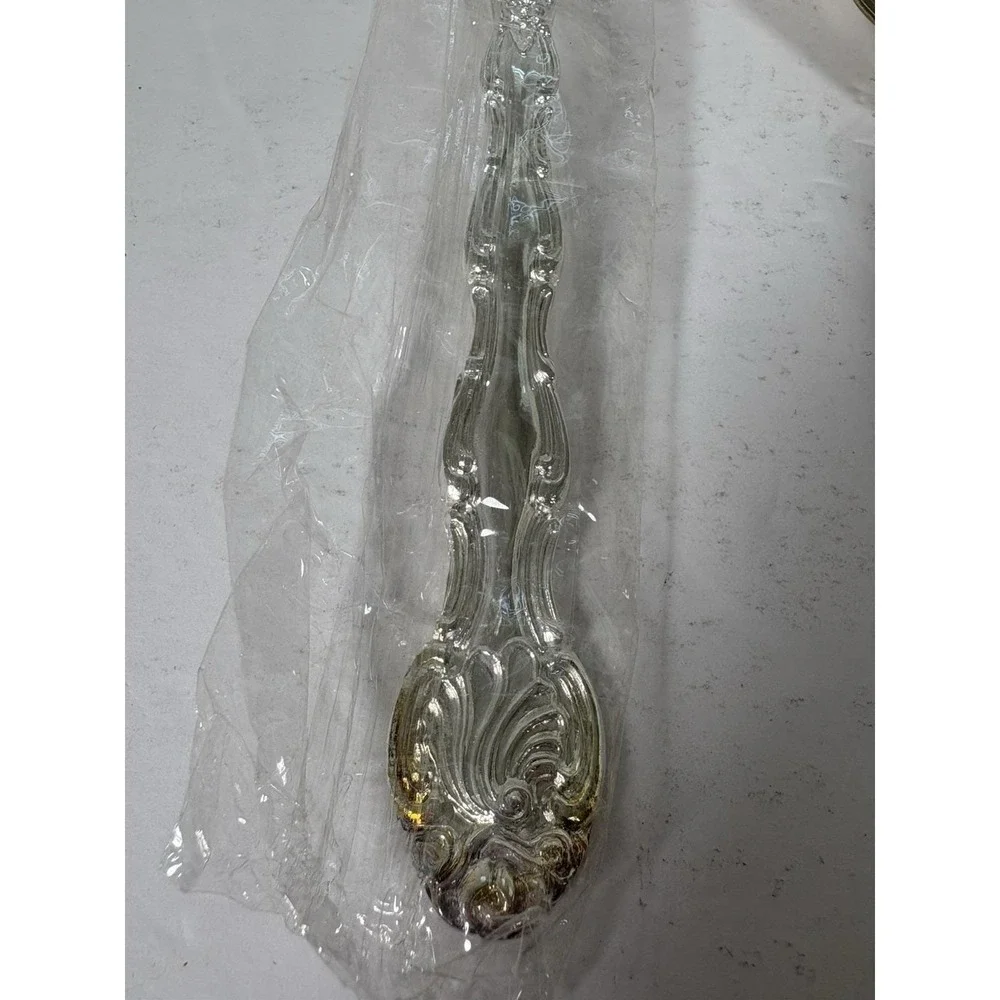 Sheffield Silver Co Salad Serving Set Spoon Fork Silverplate w Box VTG