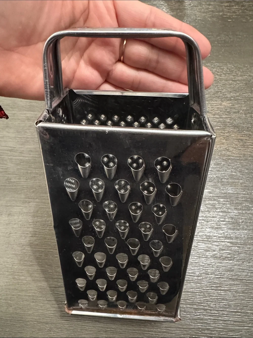 vintage Bromwell four-sided stainless steel box grater