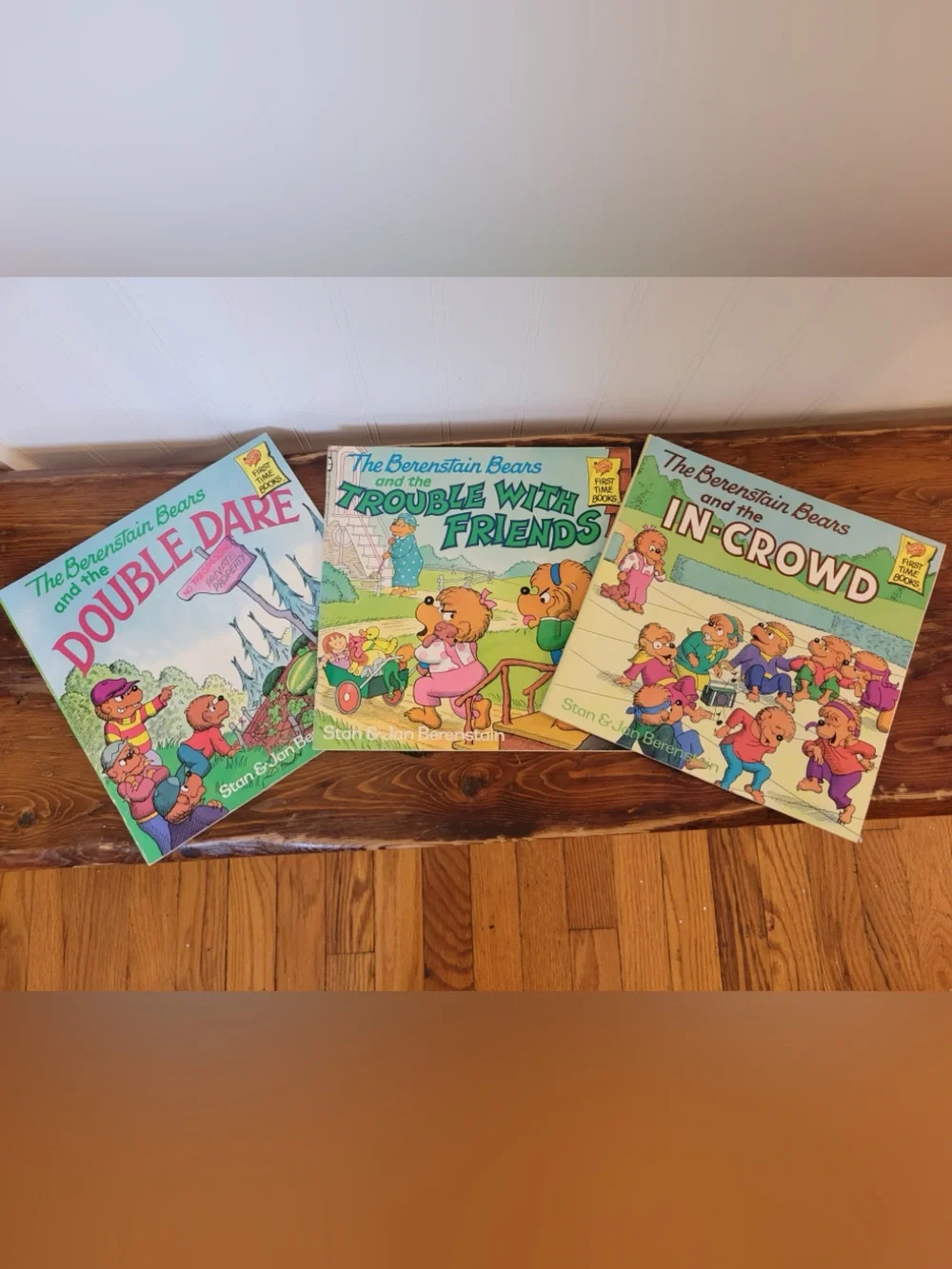 3 Set of Bernstein Bears- Double Dare, Trouble with Friends, & In Crowd