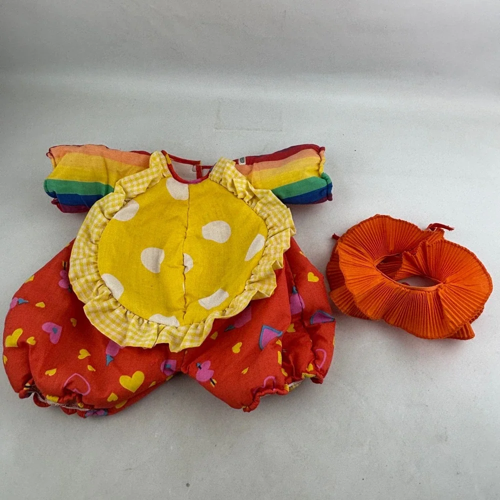 Cabbage Patch Circus Kids Clown‎ Outfit Lot Preppy Polka Dot Cuddly Crinkles Vtg