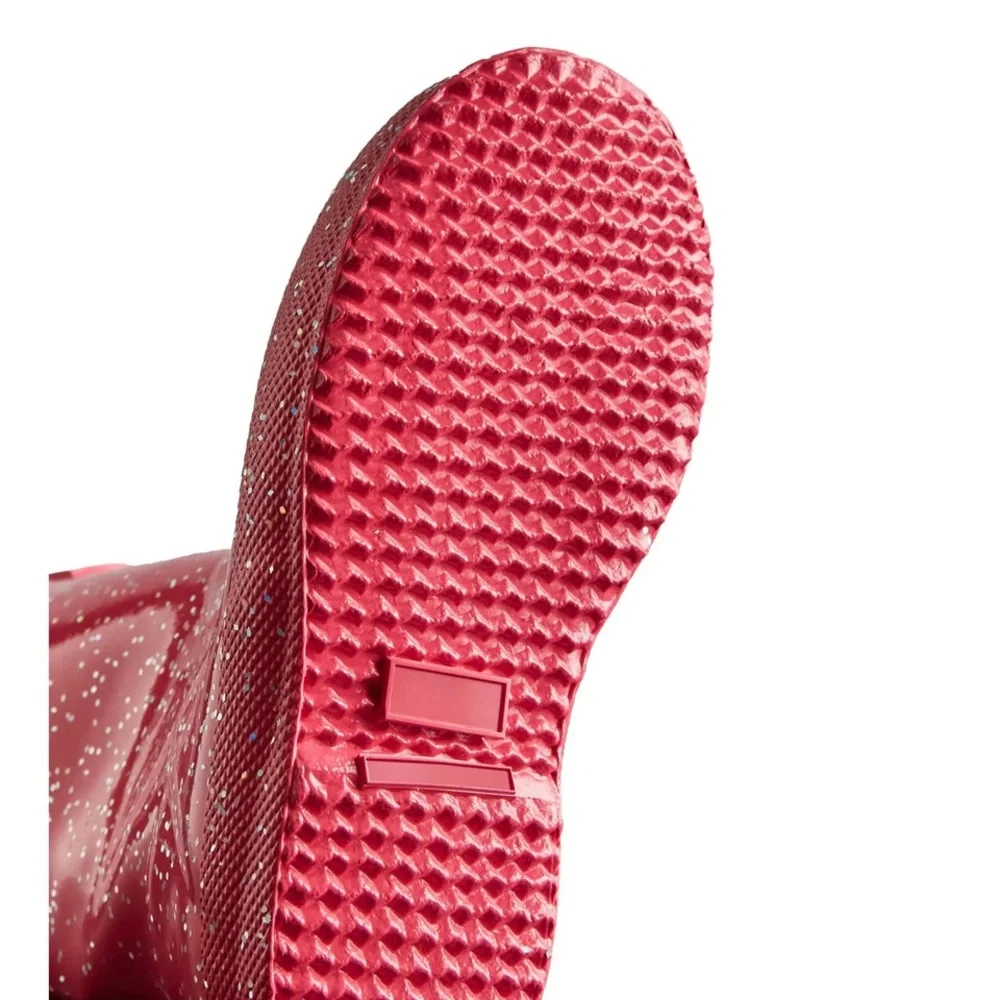 Hunter pink glitter rain boots toddler 8