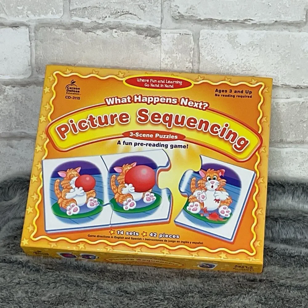 What Happens Next? Picture Sequencing Puzzle Game