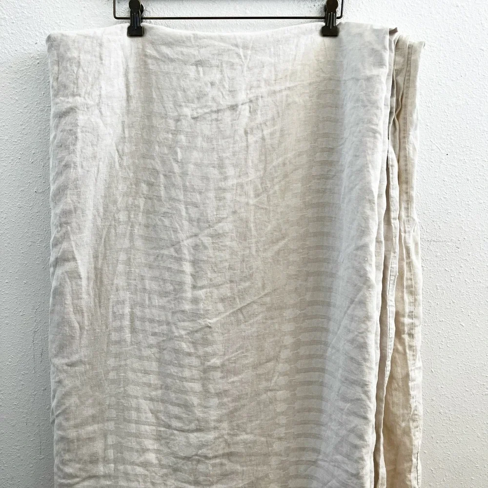 WEST ELM 100% Linen Duvet Cover Size Full/Queen Size
