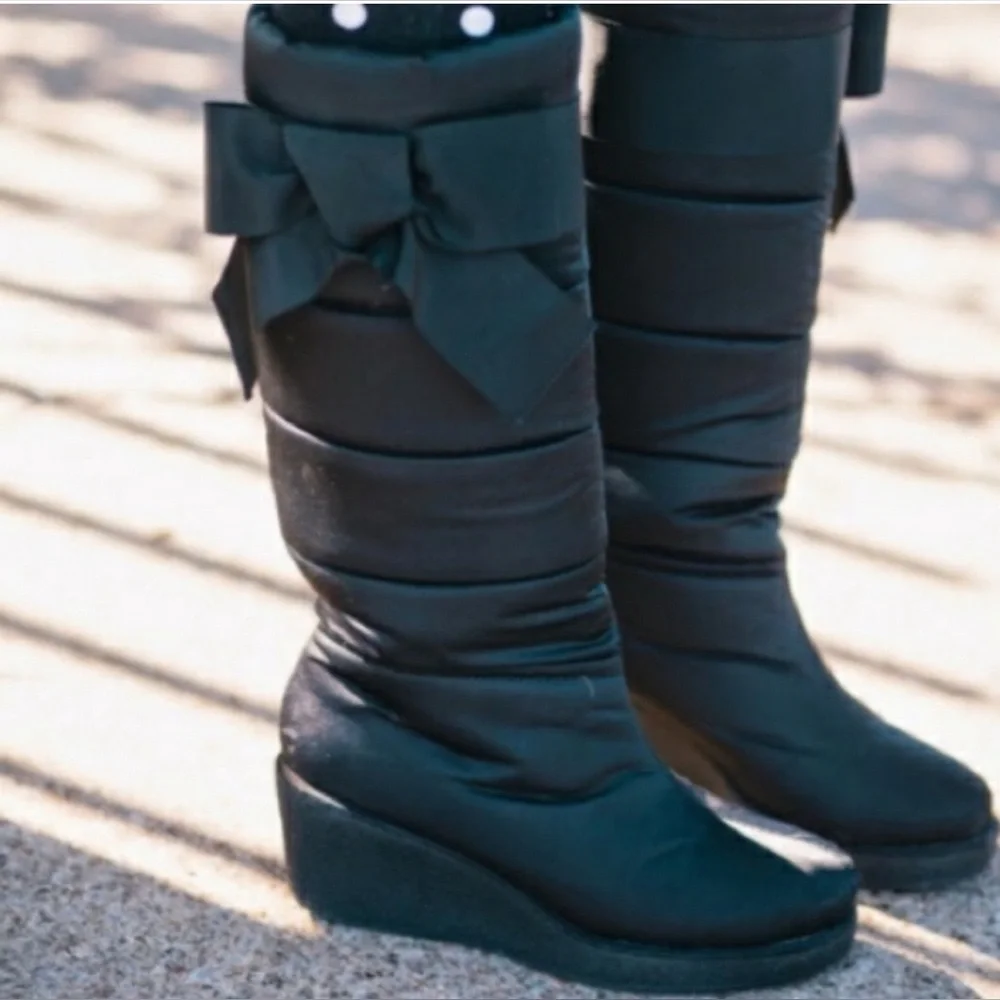 Kate Spade Cagney Winter Boots with Bow Detail Size 8