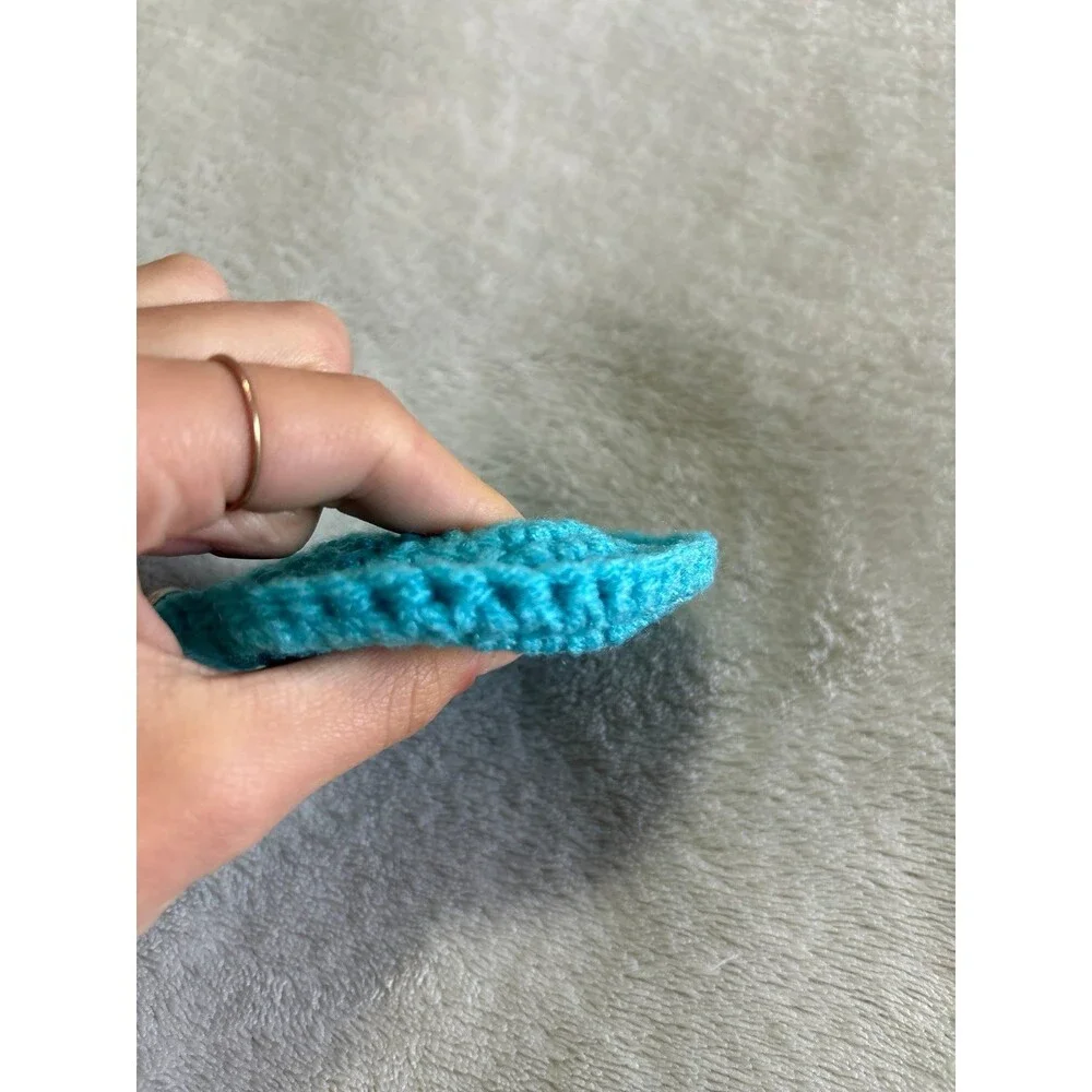 Keychain crochet sensory fidget toy autism ADHD kids teens marble backpack